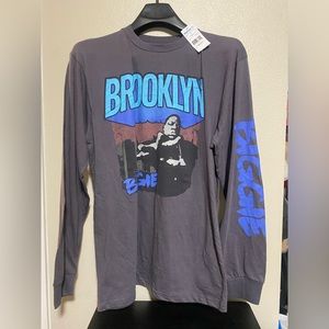 NWT- Brooklyn/ Biggie(Notorious B.I.G.) long sleeve Grey T-shirt - size large